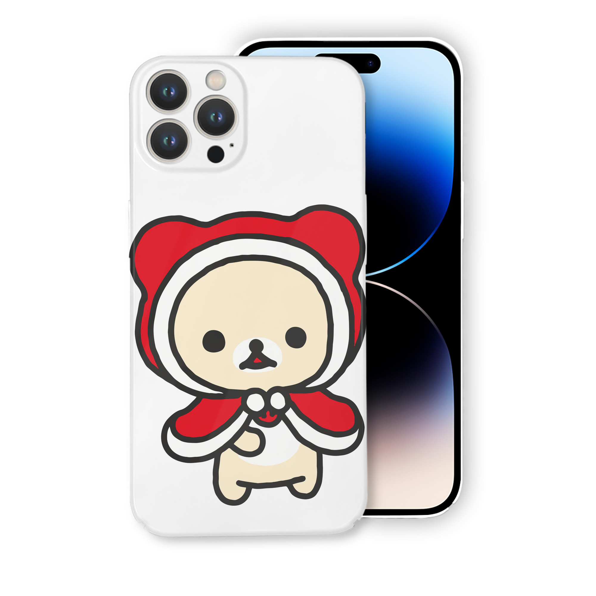 （画像用） リラックマ リラックマ キイロイトリ Rilakkuma Korilakkuma Kiiroitori 【iPhone 14シリーズ対応】ハードケース